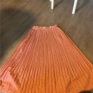 Amazon A-Line Skirt - Pink Polka Dot